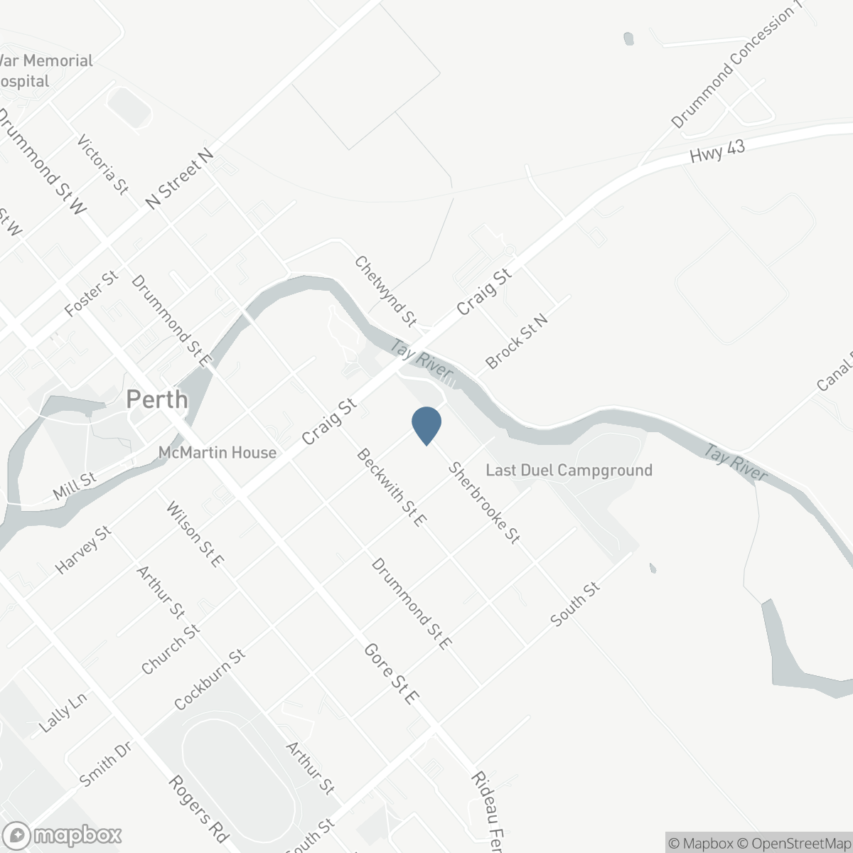 20 BROCK STREET S, Perth, Ontario K7H 1Z1